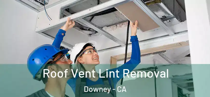 Roof Vent Lint Removal Downey - CA
